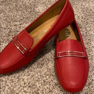 Calvin Klein Red loafers
